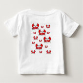 Baby T-shirt krab (Achterkant)