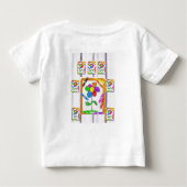 Baby T-shirt krijtje (Achterkant)