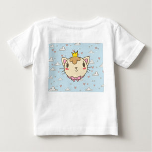 Baby T-shirt met Leuke Kat Ontwerp – Schattig en C