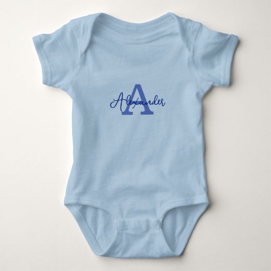 Baby T-shirt met naam HAMbyWG (Voorkant)