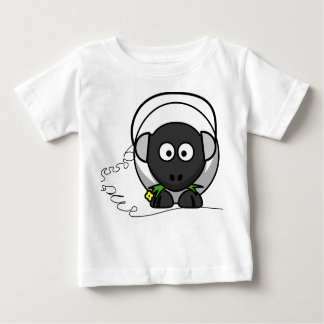 Baby T-shirt met schapenafdrukken