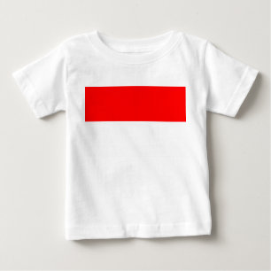 Baby T-shirt met vlag van Indonesië