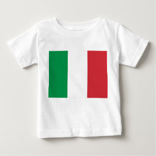 Baby T-shirt met vlag van Italië