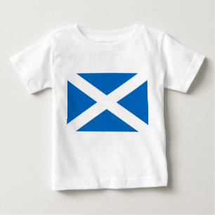 Baby T-shirt met vlag van Schotland