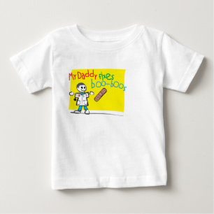 Baby T-Shirt Mijn papa Fixes Boo-Boos