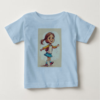 Baby T-shirt ontwerp: een meisjesdroom