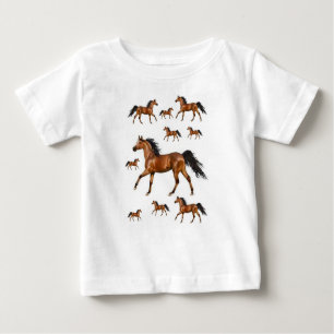 Baby T-shirt Paard