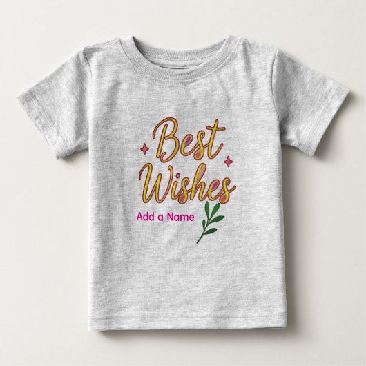 Baby T-Shirt – Personalized with  Name (Devant)