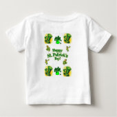 Baby T-shirt St. Patrick's Day (Achterkant)