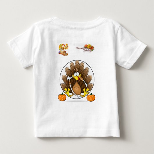 Baby T-shirt Thanksgiving (Achterkant)