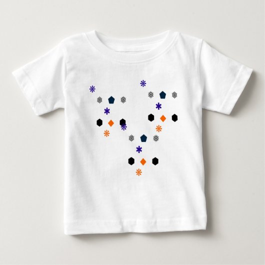 Baby T-shirt - Uniek geometrisch ontwerp (Voorkant)
