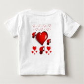 Baby T-shirt Valentijnsdag (Achterkant)