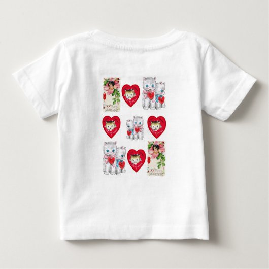 Baby T-shirt Valentijnsdag (Achterkant)