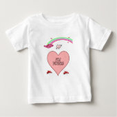 Baby T-shirt Valentijnsdag (Voorkant)