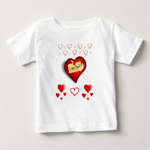 Baby T-shirt Valentijnsdag