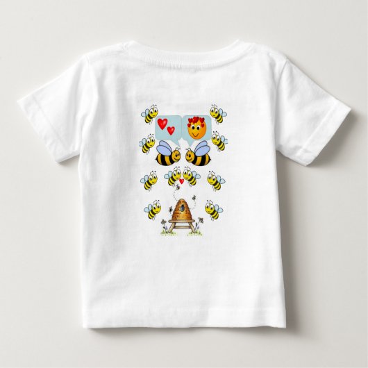Baby T-shirt Valentijnsdag (Achterkant)