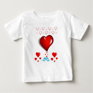 Baby T-shirt Valentijnsdag