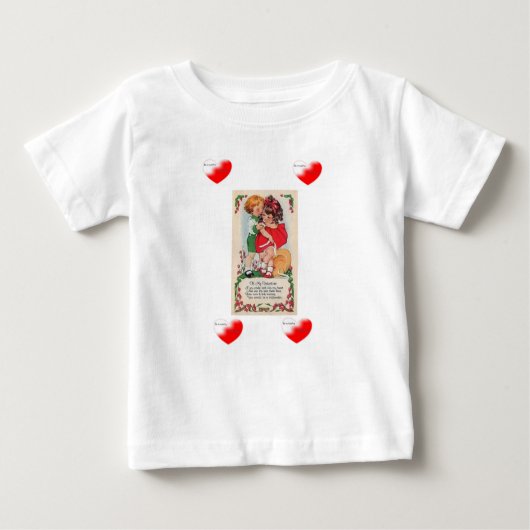 Baby T-shirt Valentijnsdag (Voorkant)