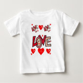 Baby T-shirt Valentijnsdag (Voorkant)