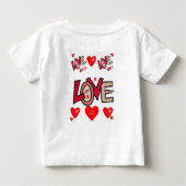 Baby T-shirt Valentijnsdag (Achterkant)