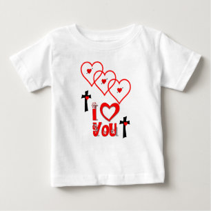 Baby T-shirt Valentijnsdag