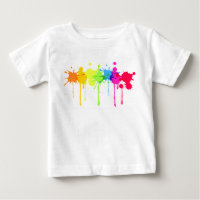 Baby T-shirt verf