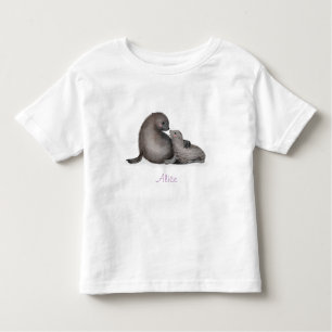 Baby T-shirt voor de paardenpels van paardenbont e