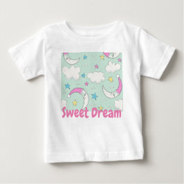 baby t-shirt voor schattige wolkenmaan