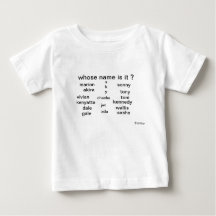 Baby T-shirt, wiens naam is het? door Europol