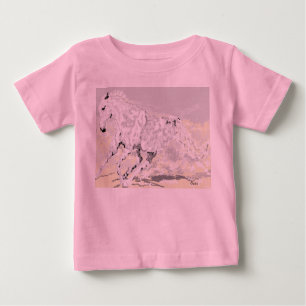 Baby T-shirt Witte Hengst