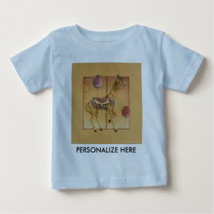 Baby T-shirts - Carrousel Giraffe