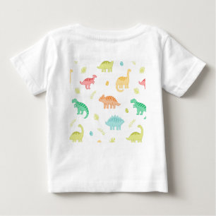 Baby T-shirts met dinosaurusthema's