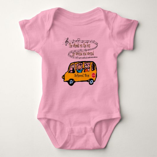 Baby Talk ~ Baby Sings ~ School Bus Song ~ Romper (Voorkant)