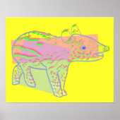 Baby Tapir Poster (Voorkant)
