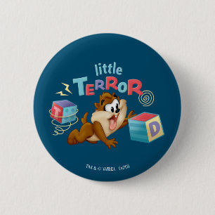 Baby Taz Kleine terreur Ronde Button 5,7 Cm