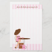 Baby Tea Briefpapier (Voorkant / Achterkant)