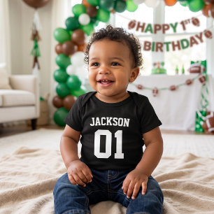 Baby Team Rugnummer en Monogram Romper