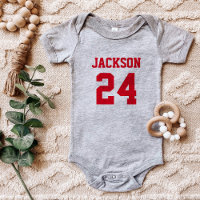 Baby Team Rugnummer en Monogram