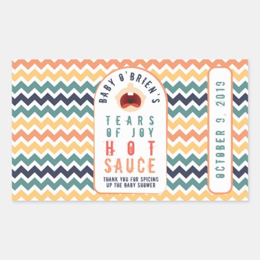 Baby Tears of Joy Hot Sauce Labels | 5 oz fles (Voorkant)