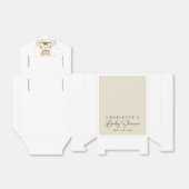 Baby Teddy Bear Baby shower Favor Box Bedankdoosjes (Uitgevouwen)