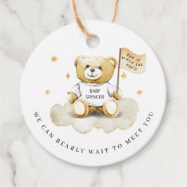 Baby Teddy Bear Pop het als ze Pop voor tassen Bedankjes Labels
