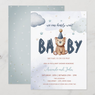 Baby Teddybeer Baby Borrel Kaart