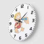 Baby temperatuurcontrole pediatrische gezondheid grote klok (Hoek)