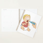 Baby temperatuurcontrole pediatrische gezondheid planner (Display)