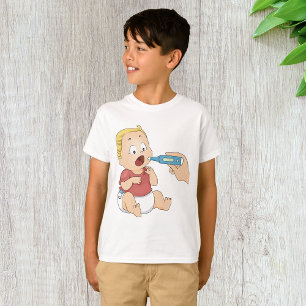 Baby temperatuurcontrole pediatrische gezondheid t-shirt