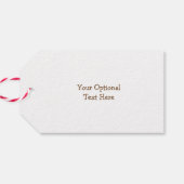 Baby Tiger aangepaste geschenk labels Cadeaulabel (Achterkant Horizontaal)