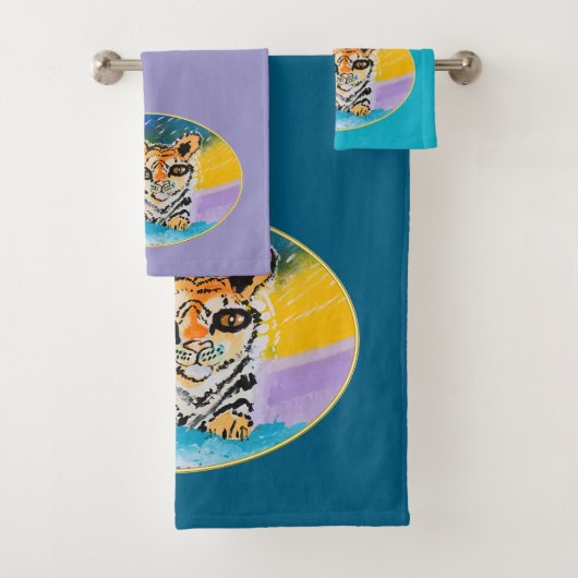 Baby Tiger "Art by Kids" (En situation)