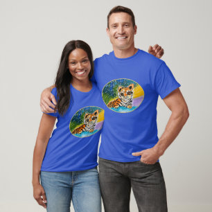 Baby Tiger: "Kunst van kinderen" T-shirt