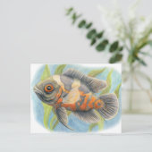 Baby Tiger Oscar Briefkaart (Staand voorkant)