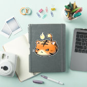 Baby Tiger Vinyl Sticker (iPad Cover)
